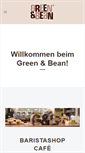 Mobile Screenshot of greenandbean.de